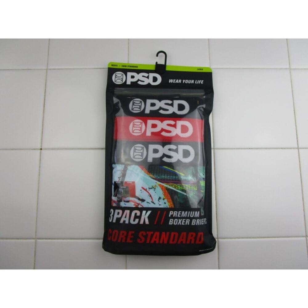 PSD Standard Core Skull Distorted Men's Large (36-38) Premium Boxer Briefs